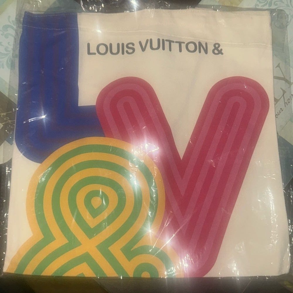 LOUIS VUITTON LV Canvas Double Sided Shopper Tote Bag Shenzhen Exhibit 2022